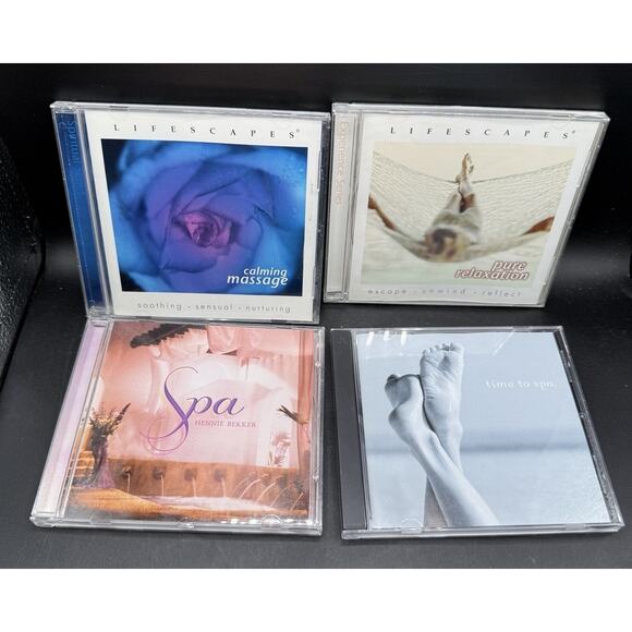 4 Vintage Music CD’s Spa Massage Relax Music -Excellent Condition! D - Picture 2 of 4